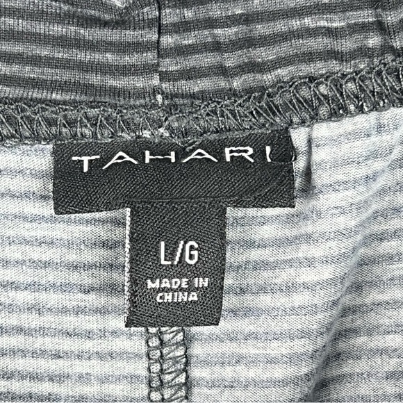 NWOT - Tahari Super Soft Drawstring Pajama Sleep Shorts Charcoal Gray Size Large - Picture 8 of 10